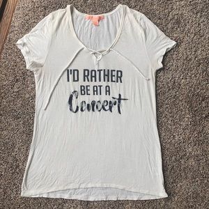 Rebellious One “I’d Rather Be At A Concert” Tshirt